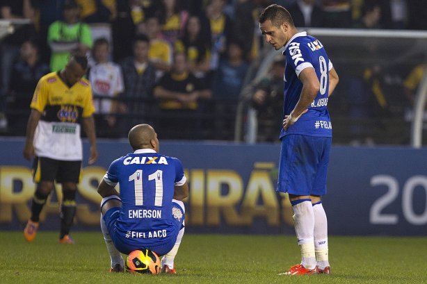 Durante a partida entre Criciuma/SC x Corinthians, realizada esta tarde no estádio Heriberto Hulse, válida pela 11ª rodada do Campeonato Brasileiro de 2013