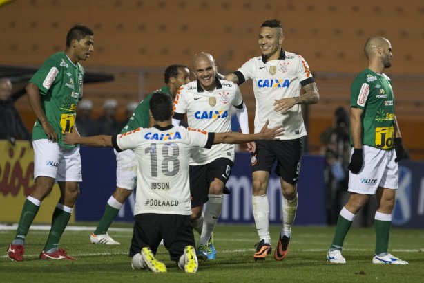 Durante a partida entre Corinthians x Luverdense Esporte Clube/MT, realizada esta noite no estádio do Pacaembu, válida pelas oitavas de final, jogo da volta da Copa do Brasil 2013