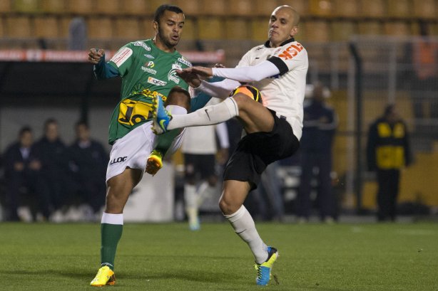 Durante a partida entre Corinthians x Luverdense Esporte Clube/MT, realizada esta noite no estádio do Pacaembu, válida pelas oitavas de final, jogo da volta da Copa do Brasil 2013
