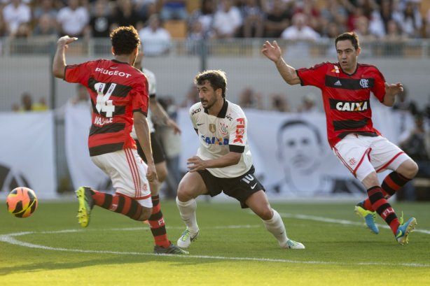 Durante a partida entre Corinthians x Luverdense Esporte Clube/MT, realizada esta noite no estádio do Pacaembu, válida pelas oitavas de final, jogo da volta da Copa do Brasil 2013