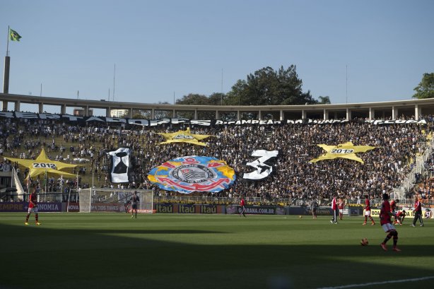 Durante a partida entre Corinthians x Luverdense Esporte Clube/MT, realizada esta noite no estádio do Pacaembu, válida pelas oitavas de final, jogo da volta da Copa do Brasil 2013