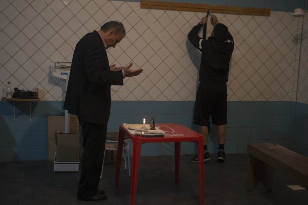 Nos vestiários antes da partida entre Internacional/RS x Corinthians, realizada esta noite no estádio do Vale, em Novo Hamburgo/RS, válida pela 18ª rodada do Campeonato Brasileiro de 2013