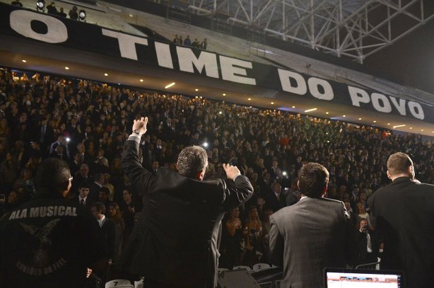 Aniversario de 103 anos do clube na Arena Corinthians. 28 de Setembro de 2013, São Paulo, São Paulo, Brasil