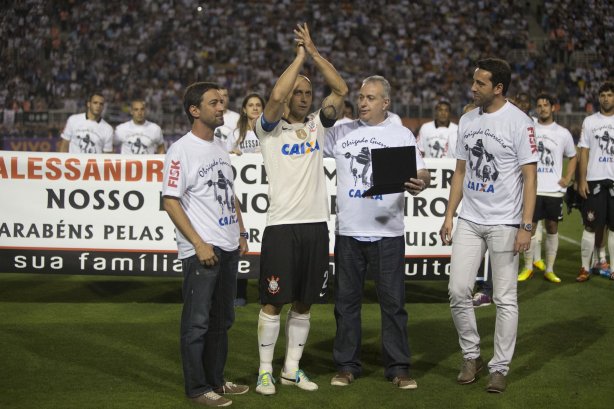 Durante a partida entre Corinthians x Internacional/RS, realizada esta noite no estádio do Pacaembu, válida pela 37ª rodada do Campeonato Brasileiro de 2013