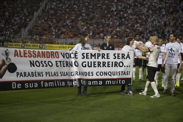 Durante a partida entre Corinthians x Internacional/RS, realizada esta noite no estádio do Pacaembu, válida pela 37ª rodada do Campeonato Brasileiro de 2013