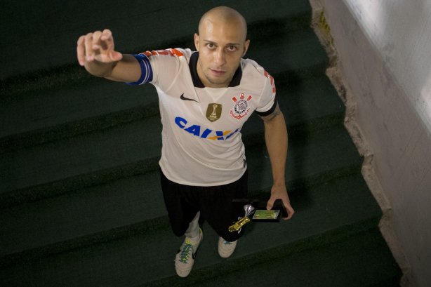 Durante a partida entre Corinthians x Internacional/RS, realizada esta noite no estádio do Pacaembu, válida pela 37ª rodada do Campeonato Brasileiro de 2013