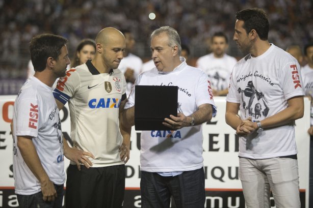 Durante a partida entre Corinthians x Internacional/RS, realizada esta noite no estádio do Pacaembu, válida pela 37ª rodada do Campeonato Brasileiro de 2013
