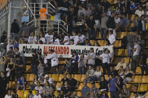 Durante a partida entre Corinthians x Internacional/RS, realizada esta noite no estádio do Pacaembu, válida pela 37ª rodada do Campeonato Brasileiro de 2013