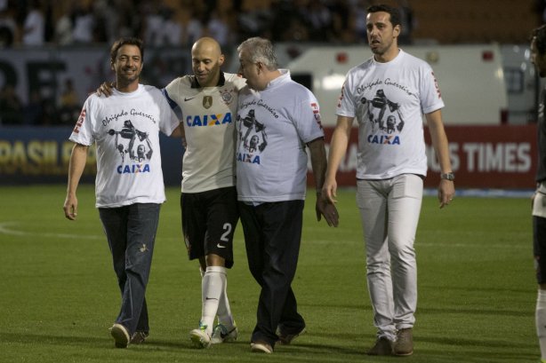 Durante a partida entre Corinthians x Internacional/RS, realizada esta noite no estádio do Pacaembu, válida pela 37ª rodada do Campeonato Brasileiro de 2013