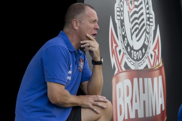 Durante o jogo treino contra o Red Bull esta tarde no CT Joaquim Grava, zona leste de São Paulo. O próximo jogo da equipe será dia 19/01, contra a Portuguesa, no estádio do Caninde, jogo válido pela primeira rodada do Campeonato Paulista 2014