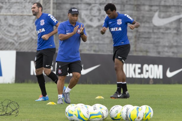 Durante o jogo treino contra o Red Bull esta tarde no CT Joaquim Grava, zona leste de São Paulo. O próximo jogo da equipe será dia 19/01, contra a Portuguesa, no estádio do Caninde, jogo válido pela primeira rodada do Campeonato Paulista 2014