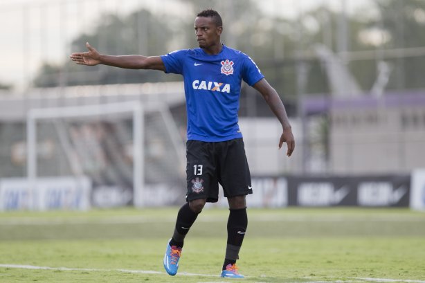 Durante o jogo treino contra o Red Bull esta tarde no CT Joaquim Grava, zona leste de São Paulo. O próximo jogo da equipe será dia 19/01, contra a Portuguesa, no estádio do Caninde, jogo válido pela primeira rodada do Campeonato Paulista 2014