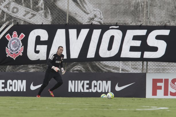 Durante o jogo treino contra o Red Bull esta tarde no CT Joaquim Grava, zona leste de São Paulo. O próximo jogo da equipe será dia 19/01, contra a Portuguesa, no estádio do Caninde, jogo válido pela primeira rodada do Campeonato Paulista 2014