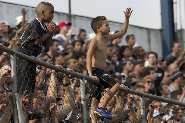 Durante a partida entre Portuguesa x Corinthians, realizada esta tarde no estádio do Caninde, válida pela 1ª rodada do Campeonato Paulista de 2014