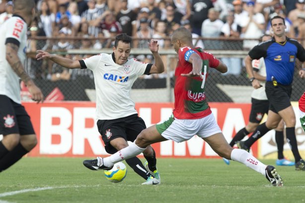 Durante a partida entre Portuguesa x Corinthians, realizada esta tarde no estádio do Caninde, válida pela 1ª rodada do Campeonato Paulista de 2014