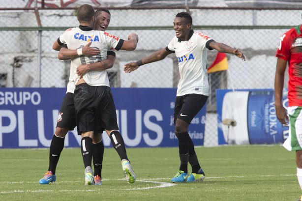Durante a partida entre Portuguesa x Corinthians, realizada esta tarde no estádio do Caninde, válida pela 1ª rodada do Campeonato Paulista de 2014