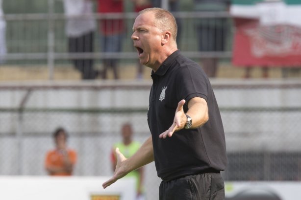 Durante a partida entre Portuguesa x Corinthians, realizada esta tarde no estádio do Caninde, válida pela 1ª rodada do Campeonato Paulista de 2014