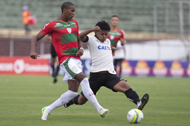 Durante a partida entre Portuguesa x Corinthians, realizada esta tarde no estádio do Caninde, válida pela 1ª rodada do Campeonato Paulista de 2014