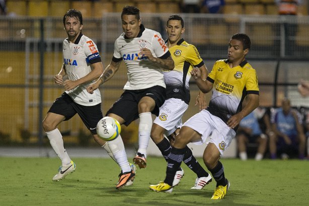 Durante a partida entre Corinthians x São Bernardo, realizada esta noite no estádio do Pacaembu, válida pela 3ª rodada do Campeonato Paulista de 2014