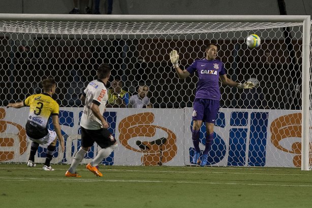 Durante a partida entre Corinthians x São Bernardo, realizada esta noite no estádio do Pacaembu, válida pela 3ª rodada do Campeonato Paulista de 2014
