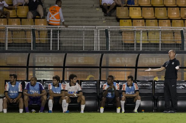 Durante a partida entre Corinthians x São Bernardo, realizada esta noite no estádio do Pacaembu, válida pela 3ª rodada do Campeonato Paulista de 2014