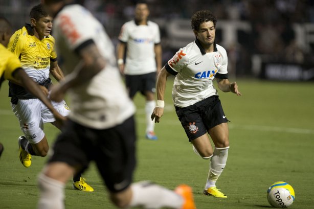 Durante a partida entre Corinthians x São Bernardo, realizada esta noite no estádio do Pacaembu, válida pela 3ª rodada do Campeonato Paulista de 2014