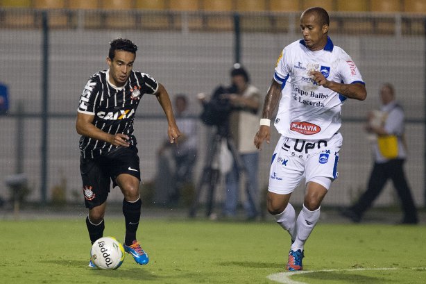 Durante a partida entre Corinthians x Rio Claro, realizada esta noite no estádio do Pacaembu, válida pela 10ª rodada do Campeonato Paulista de 2014