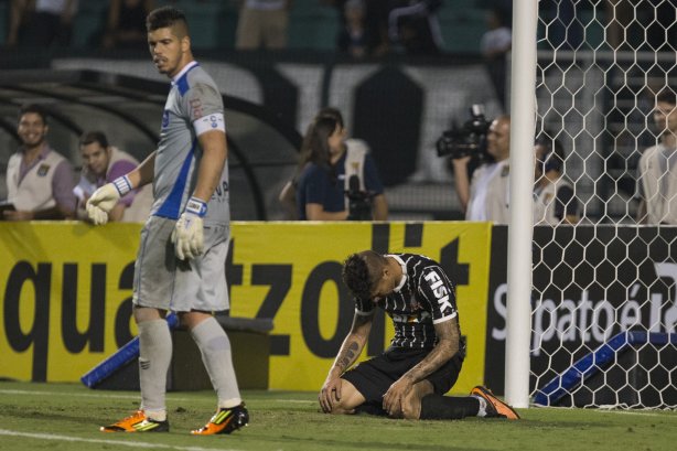 Durante a partida entre Corinthians x Rio Claro, realizada esta noite no estádio do Pacaembu, válida pela 10ª rodada do Campeonato Paulista de 2014