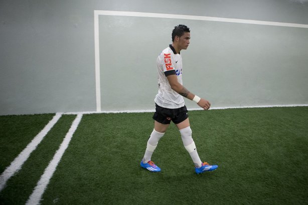 Durante a partida entre Corinthians x Comercial/RP, realizada esta noite no estádio do Pacaembu, válida pela 11ª rodada do Campeonato Paulista de 2014