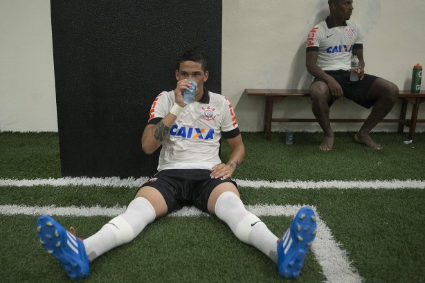 Durante a partida entre Corinthians x Comercial/RP, realizada esta noite no estádio do Pacaembu, válida pela 11ª rodada do Campeonato Paulista de 2014