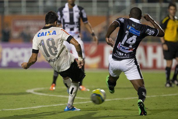 Durante a partida entre Corinthians x Comercial/RP, realizada esta noite no estádio do Pacaembu, válida pela 11ª rodada do Campeonato Paulista de 2014