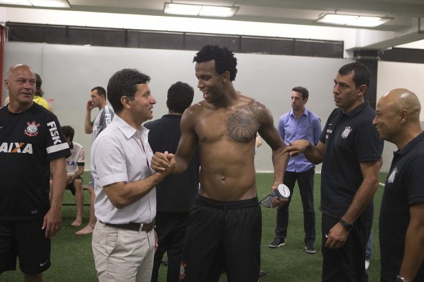 Durante a partida entre Corinthians x Comercial/RP, realizada esta noite no estádio do Pacaembu, válida pela 11ª rodada do Campeonato Paulista de 2014