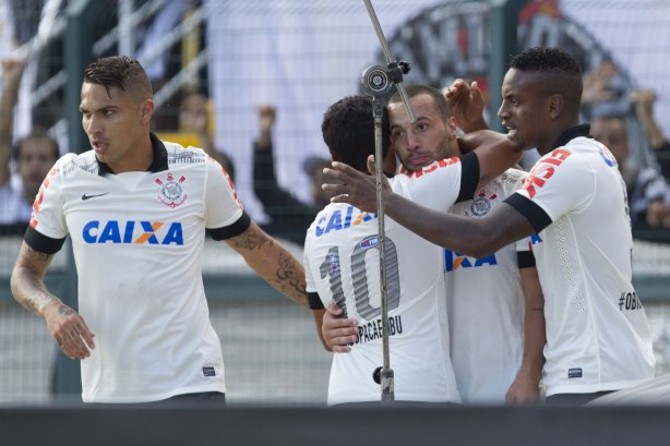 Durante a partida entre Corinthians x Flamengo, realizada esta tarde no estádio do Pacaembu, válida pela 2ª rodada do Campeonato Brasileiro de 2014