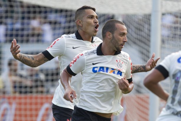 Durante a partida entre Corinthians x Flamengo, realizada esta tarde no estádio do Pacaembu, válida pela 2ª rodada do Campeonato Brasileiro de 2014