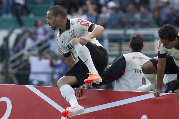 Durante a partida entre Corinthians x Flamengo, realizada esta tarde no estádio do Pacaembu, válida pela 2ª rodada do Campeonato Brasileiro de 2014