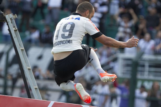 Durante a partida entre Corinthians x Flamengo, realizada esta tarde no estádio do Pacaembu, válida pela 2ª rodada do Campeonato Brasileiro de 2014