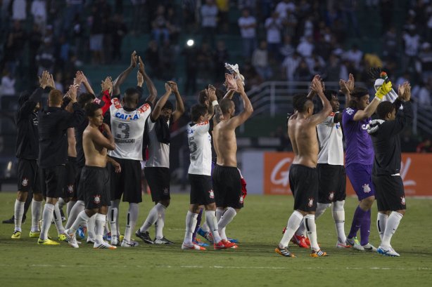 Durante a partida entre Corinthians x Flamengo, realizada esta tarde no estádio do Pacaembu, válida pela 2ª rodada do Campeonato Brasileiro de 2014