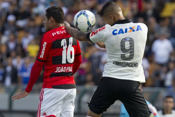Durante a partida entre Corinthians x Flamengo, realizada esta tarde no estádio do Pacaembu, válida pela 2ª rodada do Campeonato Brasileiro de 2014