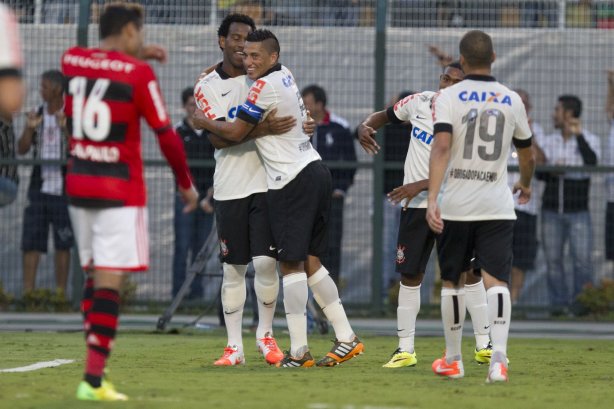 Durante a partida entre Corinthians x Flamengo, realizada esta tarde no estádio do Pacaembu, válida pela 2ª rodada do Campeonato Brasileiro de 2014