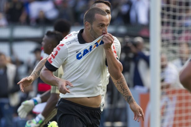 Durante a partida entre Corinthians x Flamengo, realizada esta tarde no estádio do Pacaembu, válida pela 2ª rodada do Campeonato Brasileiro de 2014