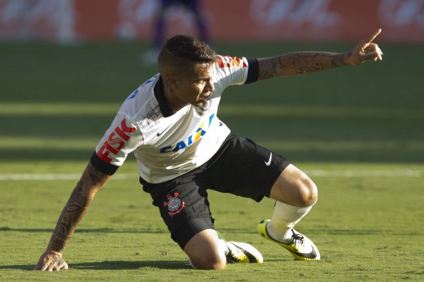 Durante a partida entre Corinthians x Flamengo, realizada esta tarde no estádio do Pacaembu, válida pela 2ª rodada do Campeonato Brasileiro de 2014
