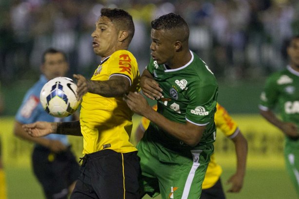 Durante a partida entre Chapecoense/SC x Corinthians, realizada esta noite no estádio Arena Indio Conda, em Chapeco/SC, válida pela 3ª rodada do Campeonato Brasileiro de 2014