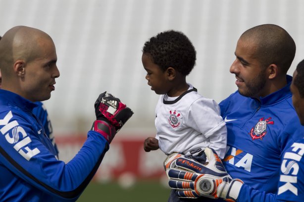 Durante o treino desta manhã na Arena Corinthians, zona leste de São Paulo. O próximo jogo da equipe será amanhã, domingo, dia 18/05 contra o Figueirense/SC, válido pela 5ª rodada do Campeonato Brasileiro de 2014