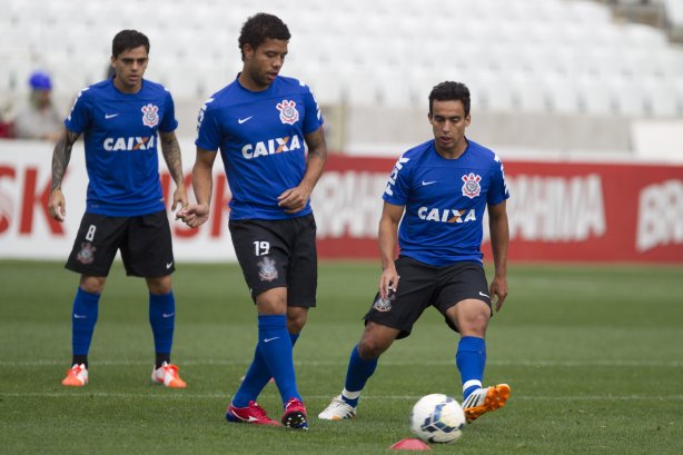 Durante o treino desta manhã na Arena Corinthians, zona leste de São Paulo. O próximo jogo da equipe será amanhã, domingo, dia 18/05 contra o Figueirense/SC, válido pela 5ª rodada do Campeonato Brasileiro de 2014
