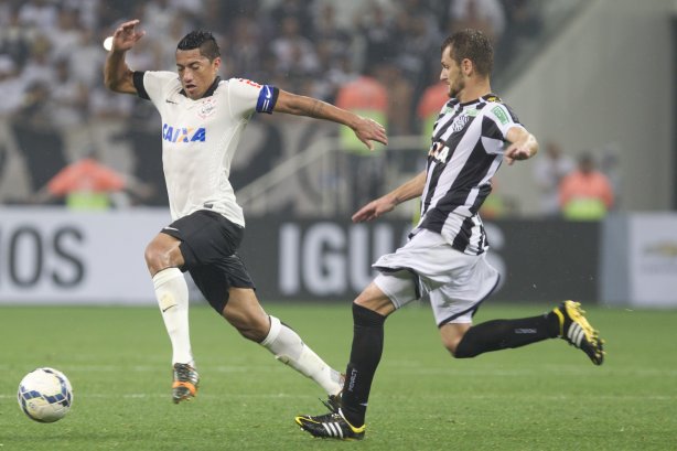 Durante a partida Corinthians x Figueirense/SC, realizada esta tarde na Arena Corinthians, válida pela 5ª rodada do Campeonato Brasileiro de 2014