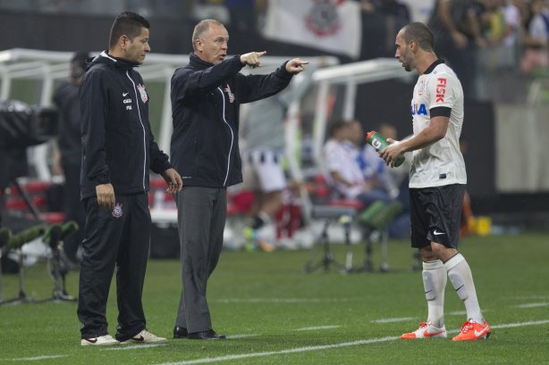 Durante a partida Corinthians x Figueirense/SC, realizada esta tarde na Arena Corinthians, válida pela 5ª rodada do Campeonato Brasileiro de 2014