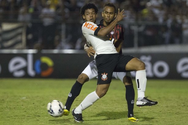 Durante a partida Corinthians x Atlético-PR, realizada esta noite no estádio do Caninde, válida pela 6ª rodada do Campeonato Brasileiro de 2014