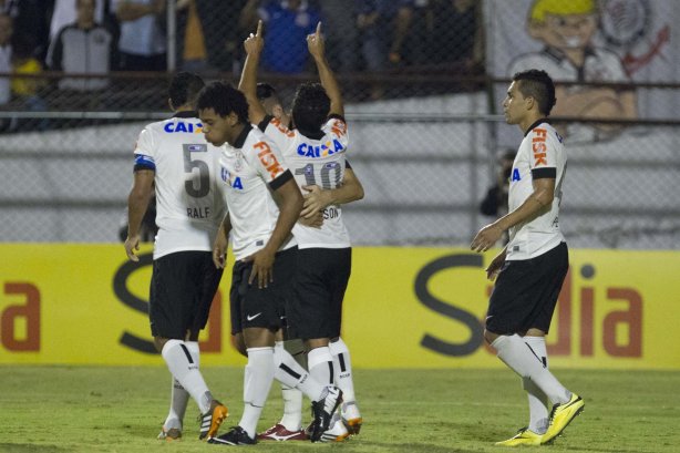 Durante a partida Corinthians x Atlético-PR, realizada esta noite no estádio do Caninde, válida pela 6ª rodada do Campeonato Brasileiro de 2014