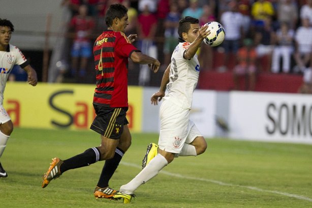 Durante a partida entre Sport/Recife x Corinthians, realizada esta tarde na Ilha do Retiro, válida pela 7ª rodada do Campeonato Brasileiro de 2014