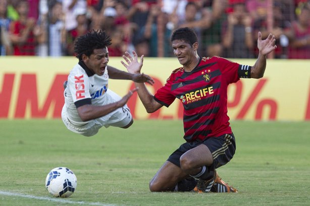 Durante a partida entre Sport/Recife x Corinthians, realizada esta tarde na Ilha do Retiro, válida pela 7ª rodada do Campeonato Brasileiro de 2014